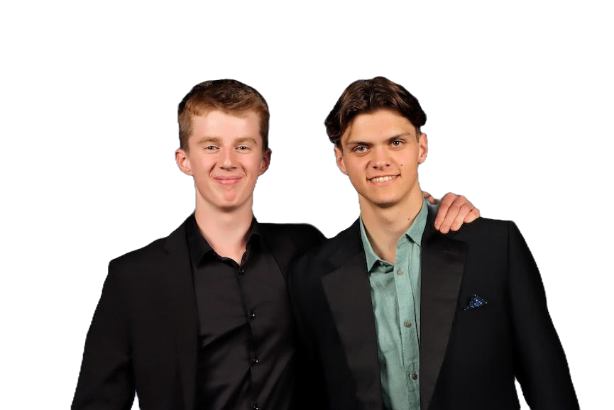 Calem and Will, founders of Lovelock Advertising